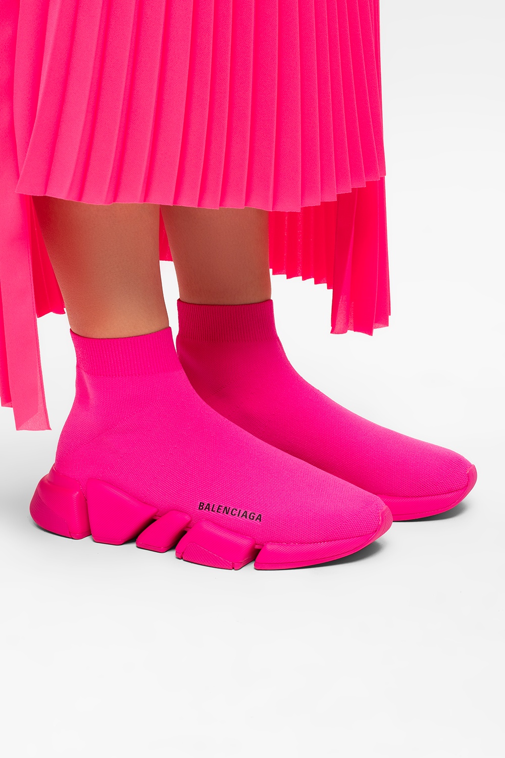 Balenciaga speed trainer neon pink sold